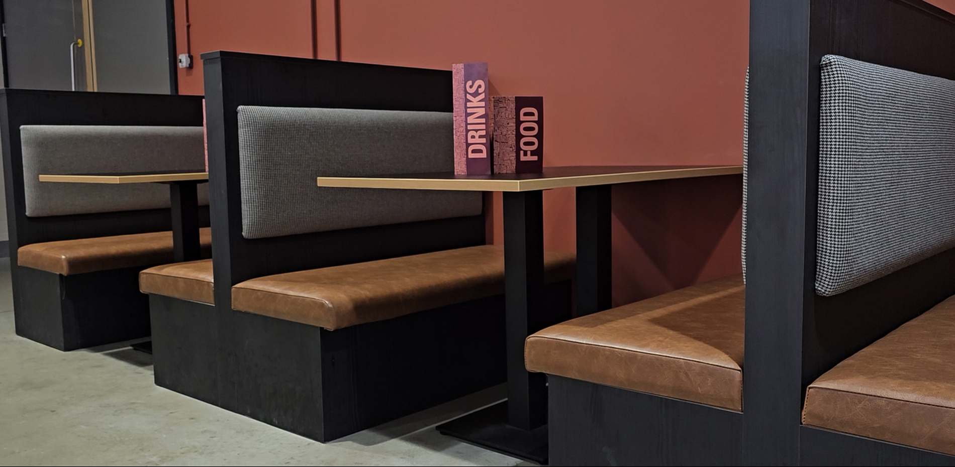 Manchester Met Student Union Bar Booth Seating