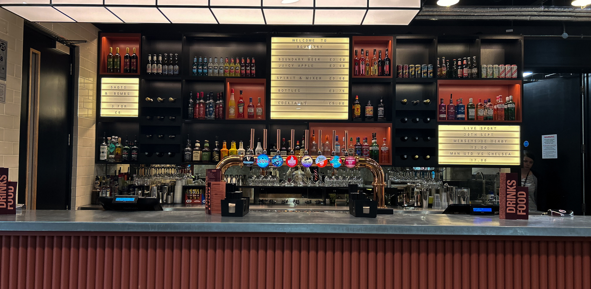 Manchester Met Student Union Boundary Bar